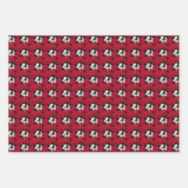 Hoja De Papel De Regalo Patrón floral Amaryllis