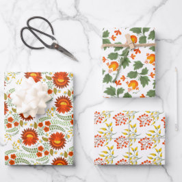 Hoja De Papel De Regalo Patrón folclórico ucraniano. Ucrania