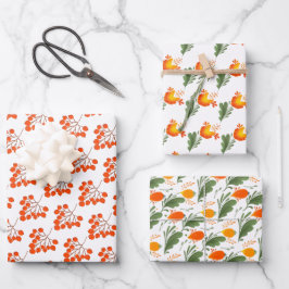 Hoja De Papel De Regalo Patrón folclórico ucraniano. Ucrania