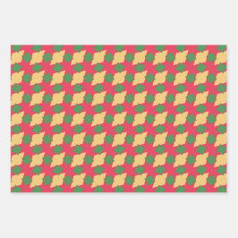 Hoja De Papel De Regalo Patrón geométrico