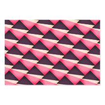 Patrón geométrico abstracto rosa y negro