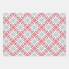 Hoja De Papel De Regalo Patrón geométrico III del signo del SUN letón trad