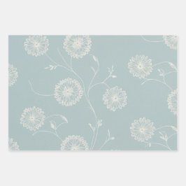 Hoja De Papel De Regalo Patrón intrincado de huevo verde y marrón