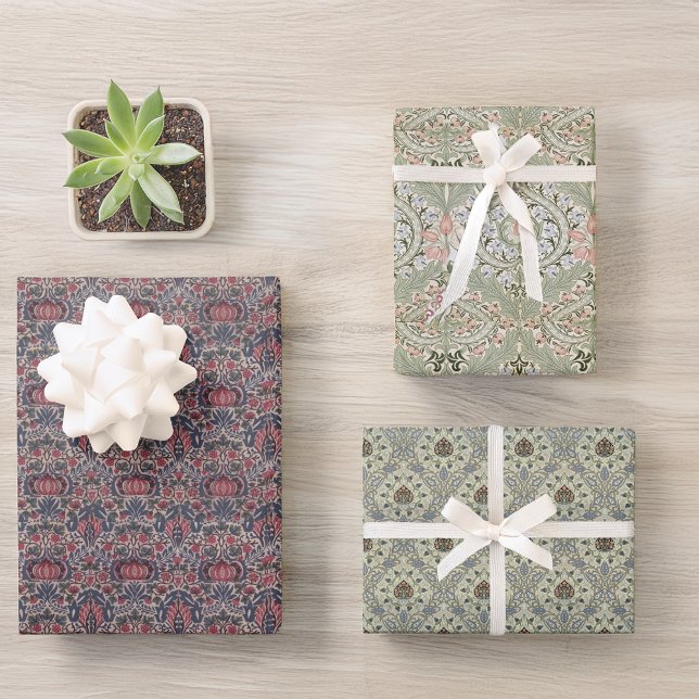 Hoja De Papel De Regalo Patrón Morris Oriental Antiguo Little Chintz Eden (Subido por el creador)