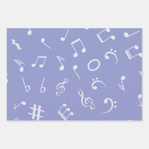Hoja De Papel De Regalo Patrón musical
