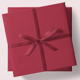 Hoja De Papel De Regalo Patrón tejido simple rojo vacaciones de Navidad