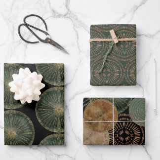 Hoja De Papel De Regalo Patrón Tribal Círculo Elegante