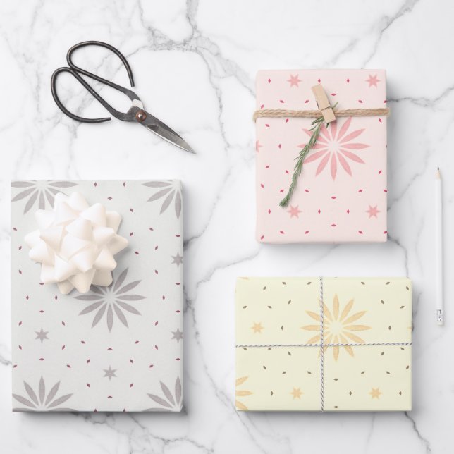 Hoja De Papel De Regalo Patronado (Anverso)