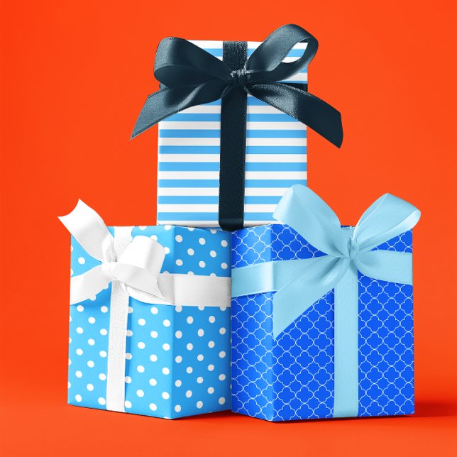 Hoja De Papel De Regalo Patronato azul (Subido por el creador)