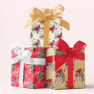 Hoja De Papel De Regalo Patrones festivos de los piratas nucleares con gui