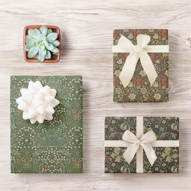 Hoja De Papel De Regalo Patrones florales vintage de William Morris en ver (Subido por el creador)