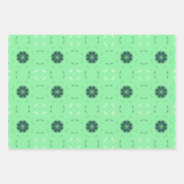 Hoja De Papel De Regalo Patrones geométricos de los navidades