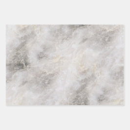 Hoja De Papel De Regalo Patrones modernos de mármol gris