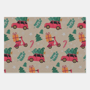Hoja De Papel De Regalo Patten navideño navidad 