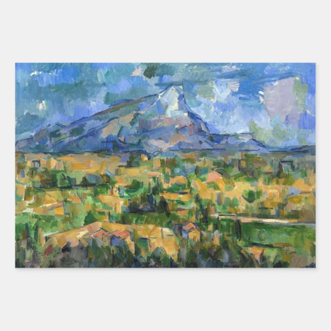 Hoja De Papel De Regalo Paul Cezanne - Mont Sainte-Victoire (Anverso)