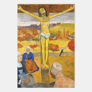 Hoja De Papel De Regalo Paul Gauguin - El Cristo amarillo