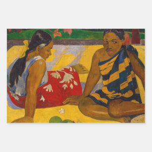 Hoja De Papel De Regalo Paul Gauguin - Mujeres Tahitianas / Parau Api