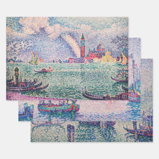 Hoja De Papel De Regalo Paul Signac - Selección de Maestros de Venecia (Set)
