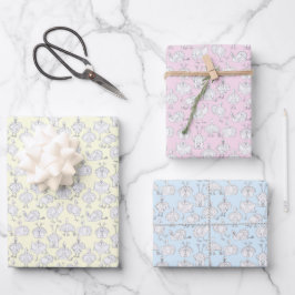 Hoja De Papel De Regalo Pavos divertidos divirtiéndose!