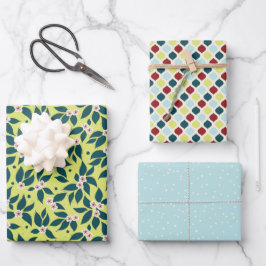 Hoja De Papel De Regalo Pear Tree Holiday