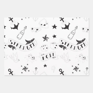 Hoja De Papel De Regalo Pegatinas de Tattoo Flash Hope