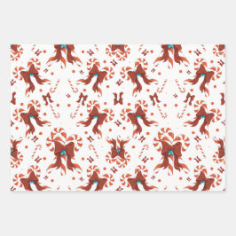 Hoja De Papel De Regalo Peppermint Charm