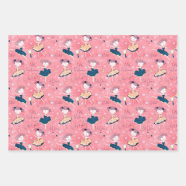 Hoja De Papel De Regalo Pequeña bailarina