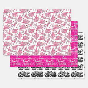 Hoja De Papel De Regalo Pequeña Vaquera