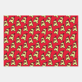 Hoja De Papel De Regalo Pequeño tren lindo