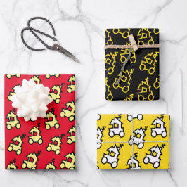 Hoja De Papel De Regalo Pequeño tren lindo