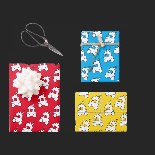 Hoja De Papel De Regalo Pequeño tren lindo (Subido por el creador)