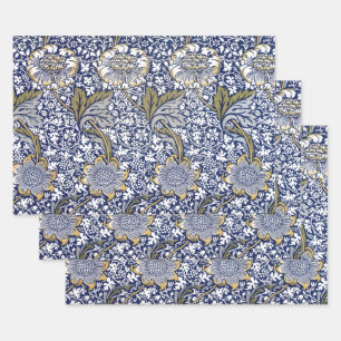 HOJA DE PAPEL DE REGALO PERIÓDICO: WILLIAM MORRIS : KENNET