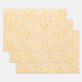 HOJA DE PAPEL DE REGALO PERIÓDICO: WILLIAM MORRIS : LARKSPUR