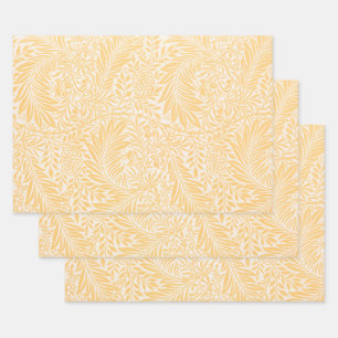 HOJA DE PAPEL DE REGALO PERIÓDICO: WILLIAM MORRIS : LARKSPUR