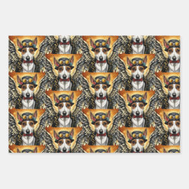 Hoja De Papel De Regalo Perro alado Steampunk