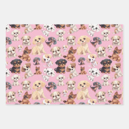 Hoja De Papel De Regalo Perro de cachorro