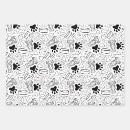 Hoja De Papel De Regalo Perro de Dachshund Sausage, de larga tradición