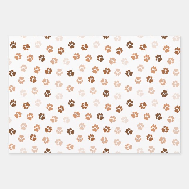 Hoja De Papel De Regalo Perros (Anverso)