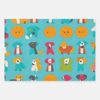 Hoja De Papel De Regalo Perros pequeños