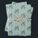 Hoja De Papel De Regalo Personalizado Blue Cute de las Palmeras de Soiree<br><div class="desc">¡Papel de envoltura personalizado! ¡La mano hizo arte para ti! Perfecto para una ducha de novia en la playa, una fiesta de soltera, una fiesta de compromiso o un cumpleaños. ¡TODO PERSONALIZABLE! ¡GRACIAS POR APOYAR A LOS ARTISTAS INDEPENDIENTES! Todas las obras de arte y los diseños son creados por mí....</div>