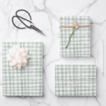 Hoja De Papel De Regalo Personalizado del patrón hecho a mano de Gingham<br><div class="desc">¡Perfecto regalo para un fiesta divertido! ¡La mano hizo arte para ti! Perfecto para un cumpleaños, boda de verano, ducha de novia, boda, fiesta de aniversario, despedida de soltero, fiesta de compromiso o en cualquier momento. Consulta mi tienda para ver diseños y colores alternativos. ¡GRACIAS POR APOYAR A LOS ARTISTAS...</div>