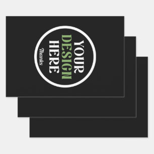 Hoja De Papel De Regalo personalizado, único, elegante y minimalista hersh