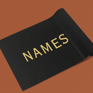 Hoja De Papel De Regalo Personalizados con Apellido o Apodo en Ellos
