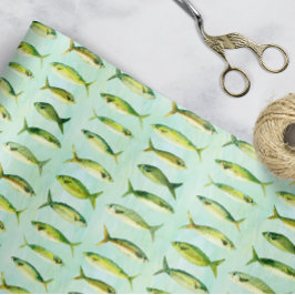 Hoja De Papel De Regalo Pescado acuático