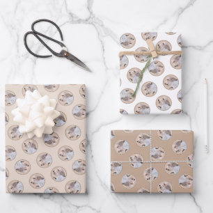 Hoja De Papel De Regalo Petit Basset Griffon Vendéen pinta arte de perro d