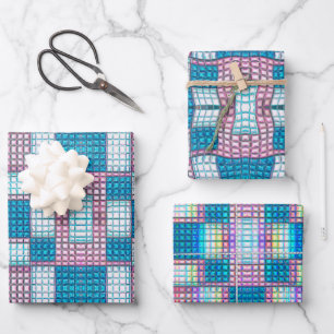 Hoja De Papel De Regalo Peyote Stitch Mosaic Beading Tile Seamless Pattern