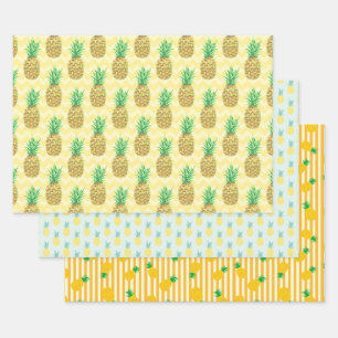 Hoja De Papel De Regalo Piña