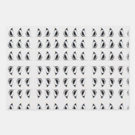 Hoja De Papel De Regalo Pingüino