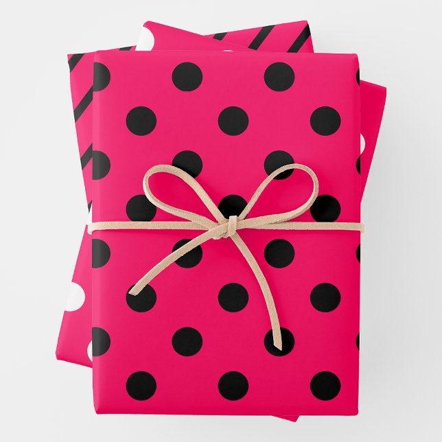Hoja De Papel De Regalo Pink, Black & White  (Subido por el creador)