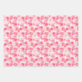 Hoja De Papel De Regalo Pink Love You Mom